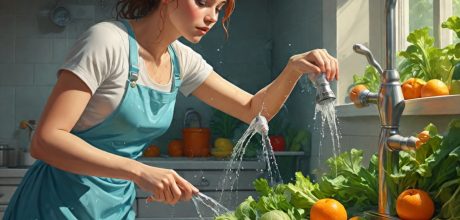 como higienizar frutas e verduras corretamente em casa