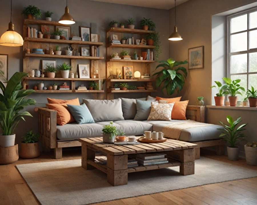 Como transformar sua casa com decoração de paletes