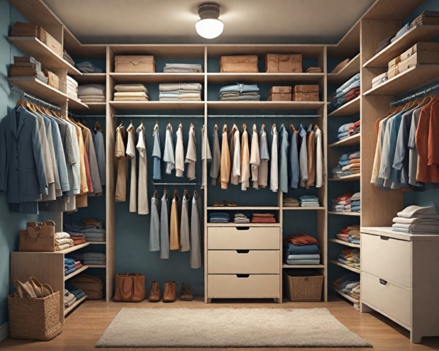 Como guardar roupas de forma prática e eficiente