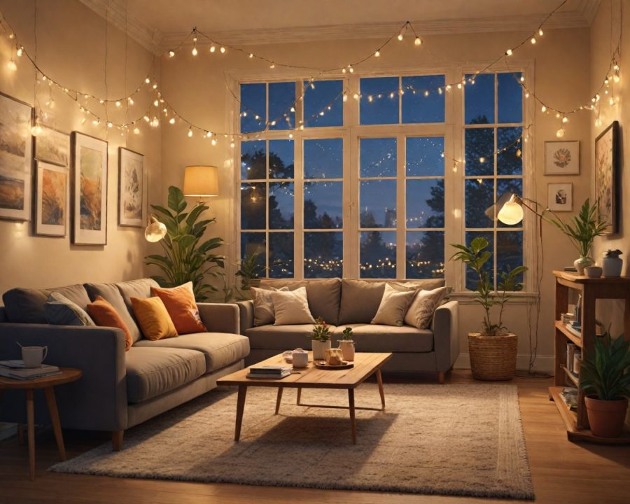 ideias criativas com pisca-pisca para decorar sua casa