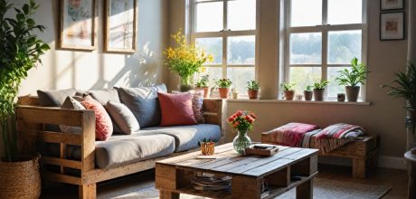 Como usar paletes para criar uma decoração única e sustentável