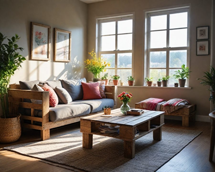 Como usar paletes para criar uma decoração única e sustentável