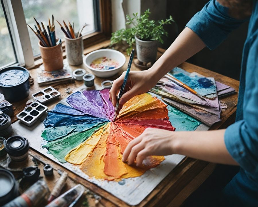 Como criar quadros decorativos caseiros com materiais simples