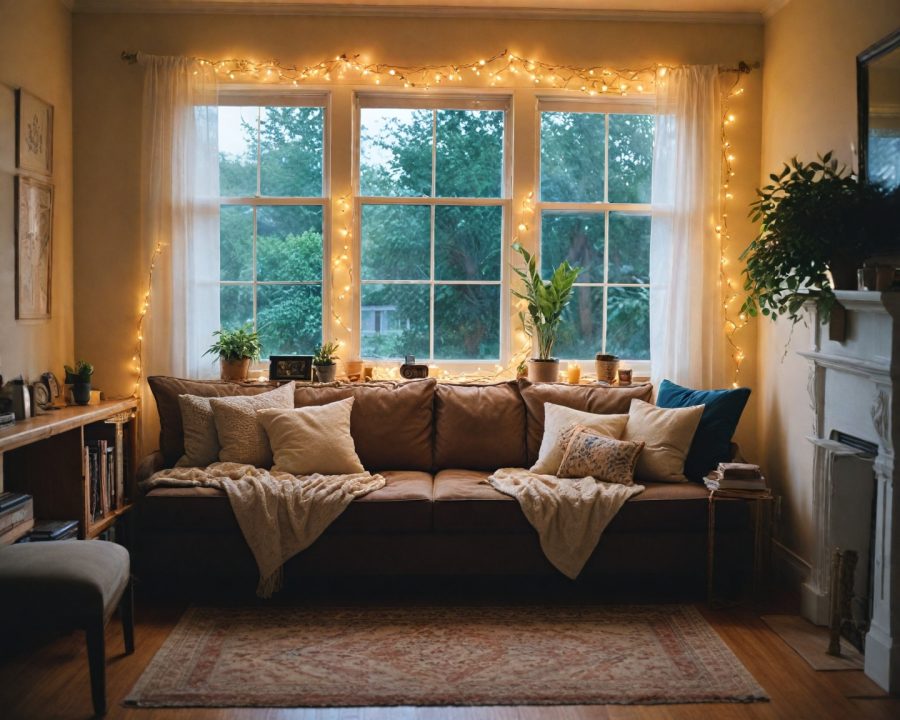 ideias criativas com pisca-pisca para decorar sua casa